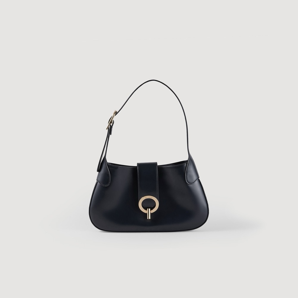 Sandro Sweet Janet Leather Shoulder Bag